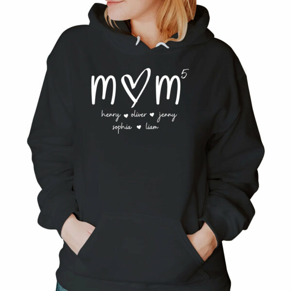 Custom Mama Sweatshirt with Kids Name - Image 5