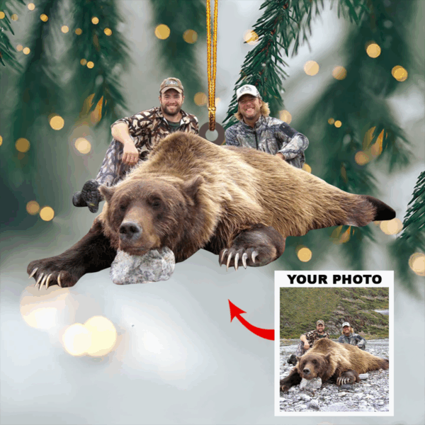 Custom Master Hunter Ornament - Personalized Photo Ornament - Christmas Gifts For Hunting Lover - Image 7