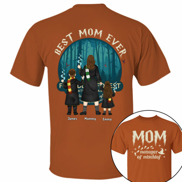 Custom Mom Manage Of Mischief Magical Mom Shirt - Image 13