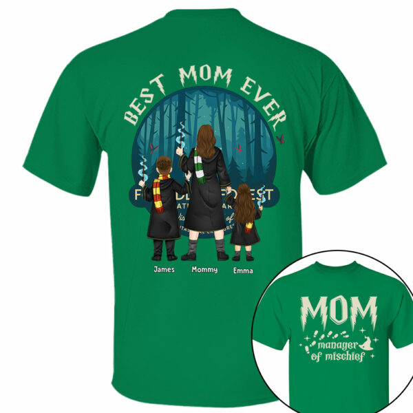 Custom Mom Manage Of Mischief Magical Mom Shirt - Image 8