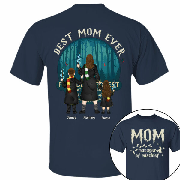 Custom Mom Manage Of Mischief Magical Mom Shirt - Image 11