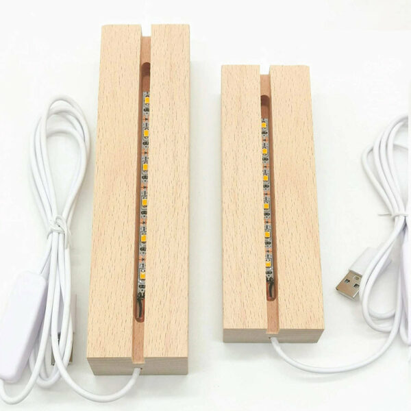 Custom Mothers Day 3D Led Light Wooden Base - Mom You Are The Piece That Holds Us Together 3D Led Light Wooden Base - Personalized Gift For Mom - Image 5