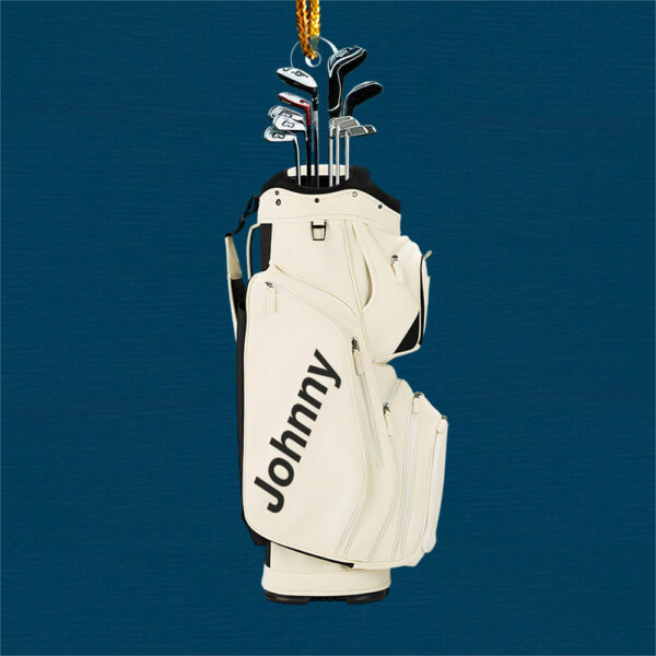 Custom Name Golf Bag Ornament For Golf Lover - Image 6