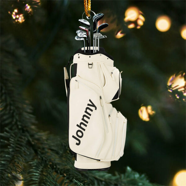 Custom Name Golf Bag Ornament For Golf Lover - Image 3