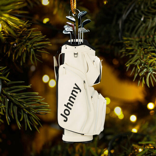 Custom Name Golf Bag Ornament For Golf Lover - Image 5