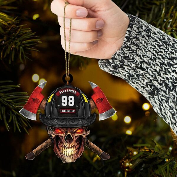 Custom Ornament Firefighter's Prayer Gift For Fireman K1702 - Image 3