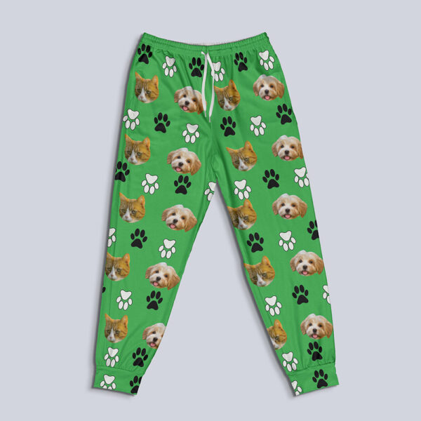 Custom Pajama Pants, Personalized Pet Face Pajamas Pants, Custom Dog Pajamas Pants, Pet Photo Pajama - Image 6