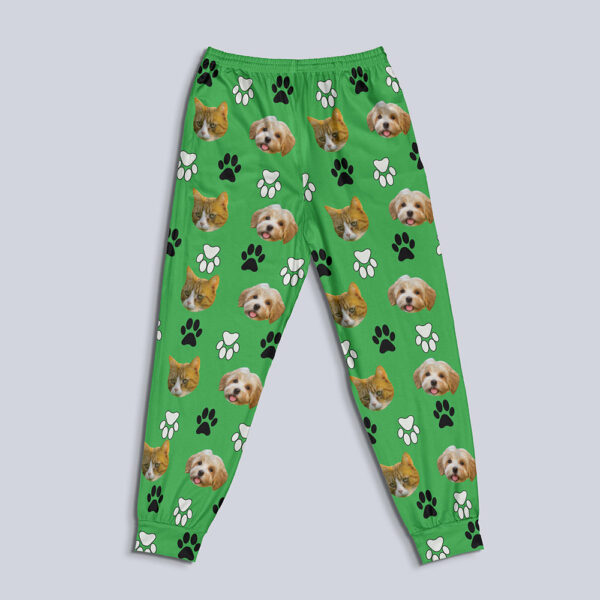 Custom Pajama Pants, Personalized Pet Face Pajamas Pants, Custom Dog Pajamas Pants, Pet Photo Pajama - Image 5