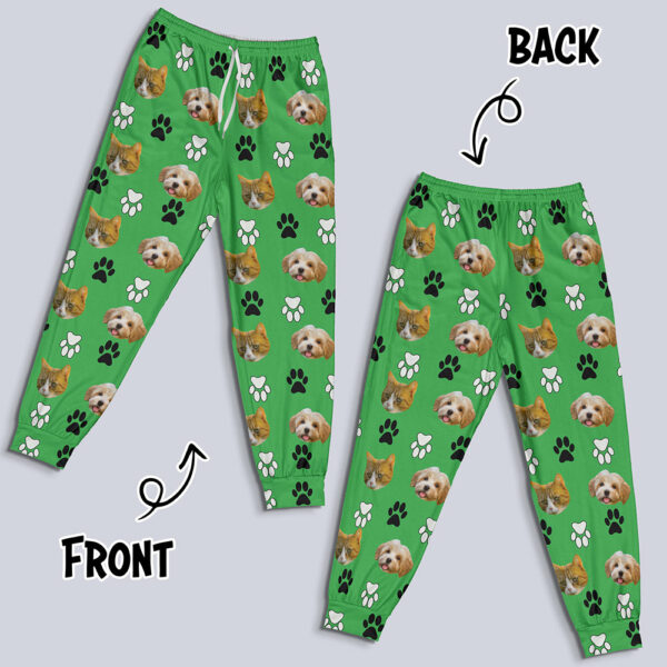 Custom Pajama Pants, Personalized Pet Face Pajamas Pants, Custom Dog Pajamas Pants, Pet Photo Pajama - Image 7