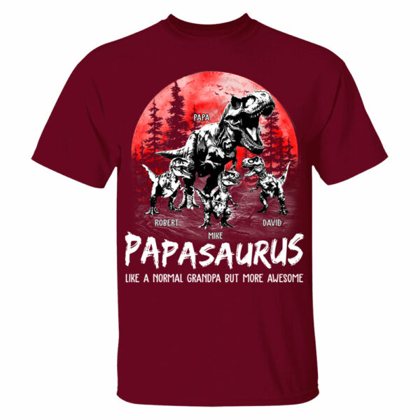Custom Papasaurus Shirt, Father's Day Gift - Image 9