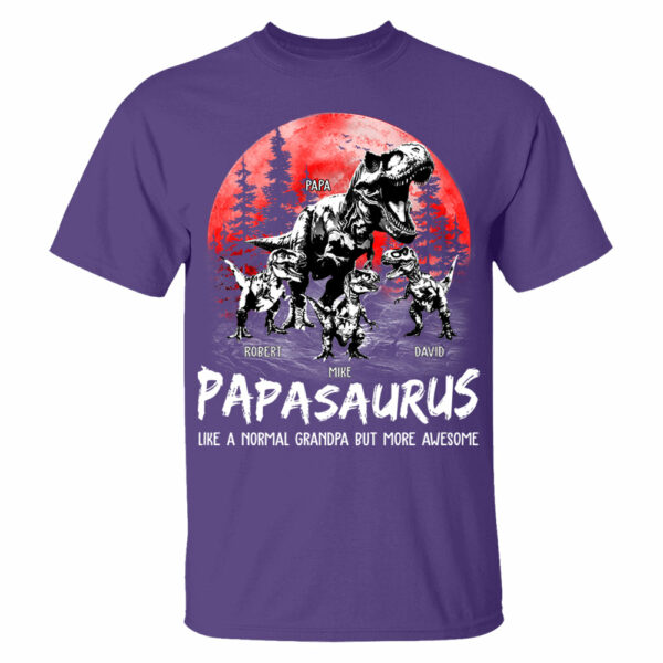 Custom Papasaurus Shirt, Father's Day Gift - Image 11