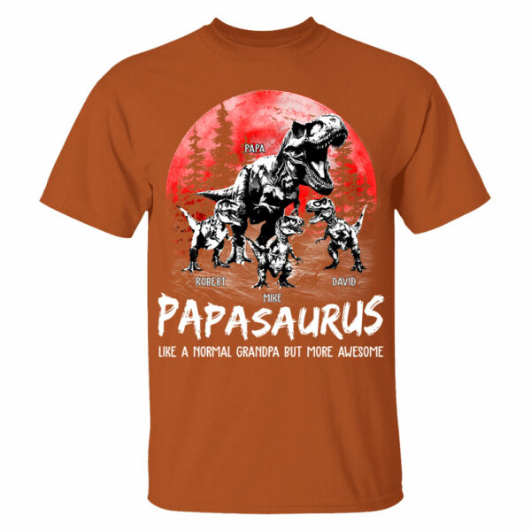 Custom Papasaurus Shirt, Father's Day Gift - Image 10