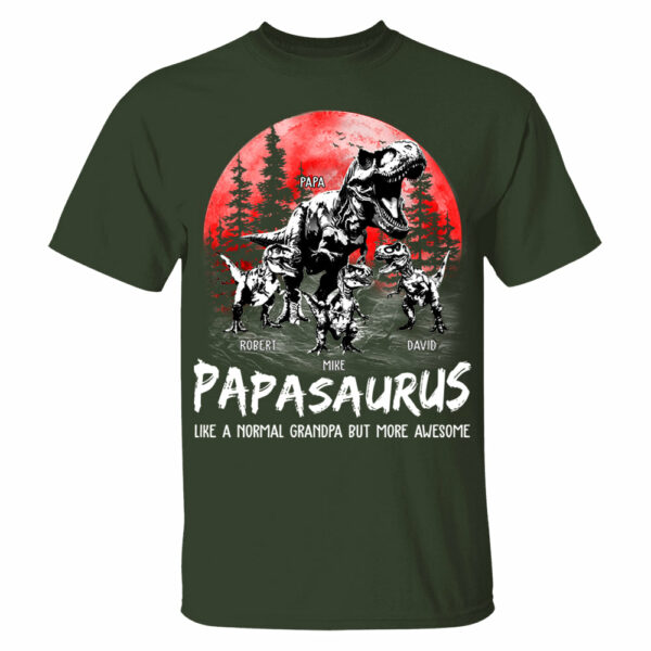 Custom Papasaurus Shirt, Father's Day Gift - Image 5