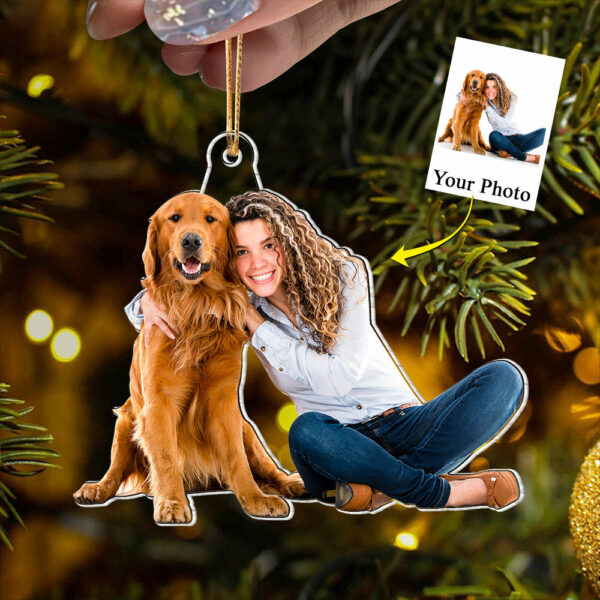 Custom Photo Acrylic Ornament Gift For Gift For Dog Lovers Dog Mom Dog Dad - Image 3
