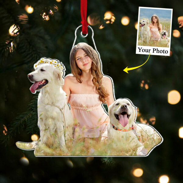 Custom Photo Acrylic Ornament Gift For Gift For Dog Lovers Dog Mom Dog Dad - Image 4
