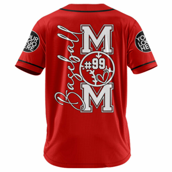 Custom Photo Baseball Game Day Baseball Jersey Gift For Baseball Lovers - Personalized Gift For Baseball Mom - Image 5
