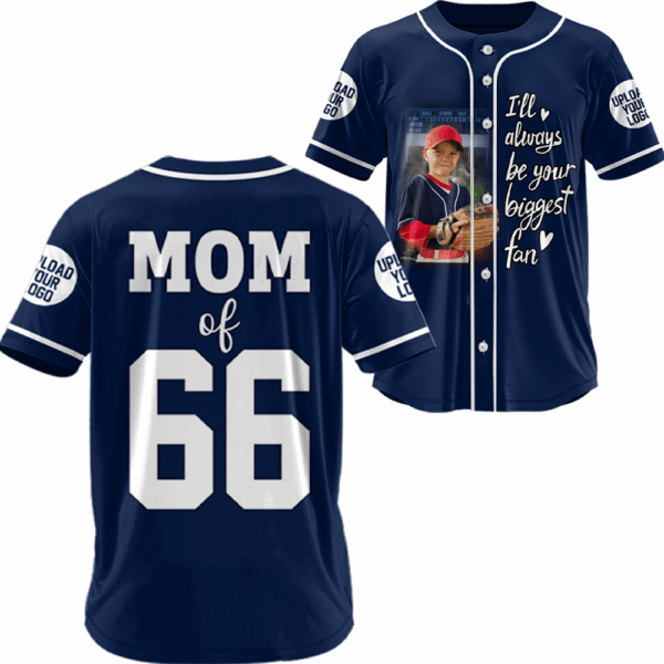Custom Photo Baseball Game Day Baseball Jersey Gift For Baseball Lovers - Personalized Gift For Baseball Player K1702 - Image 2