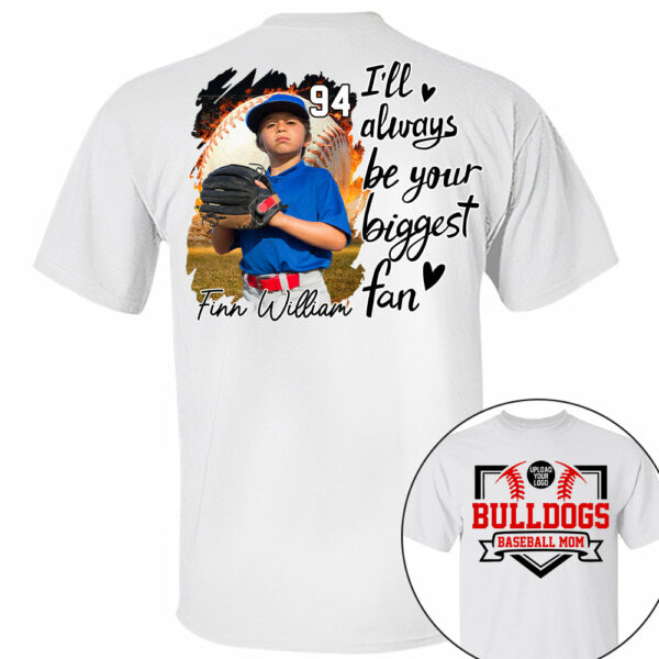 Custom Photo Baseball Game Day Baseball Shirt Gift For Baseball Lovers - Personalized Gift For Baseball Mom Tu24 - Image 5