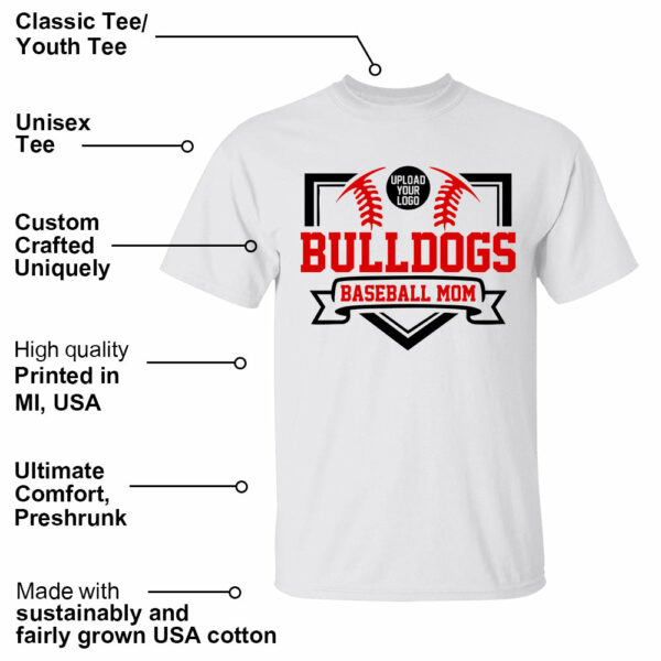 Custom Photo Baseball Game Day Baseball Shirt Gift For Baseball Lovers - Personalized Gift For Baseball Mom Tu24 - Image 2