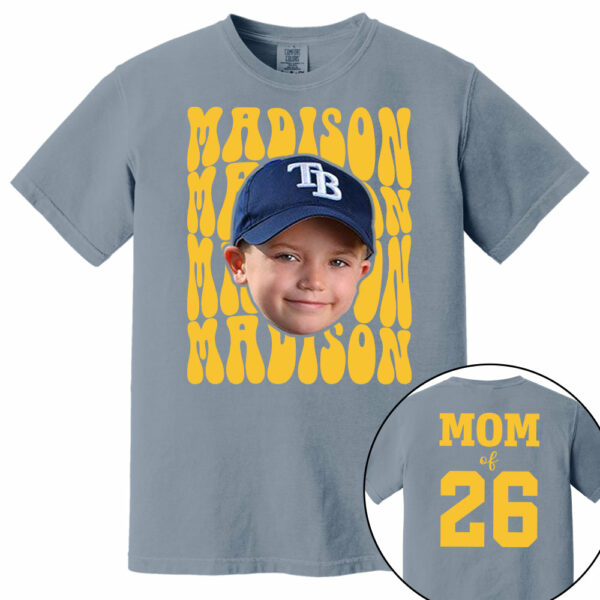 Custom Photo Baseball Game Day, Personalized Baseball Mom Shirt, Gift For Baseball Lover A2110 - Image 10