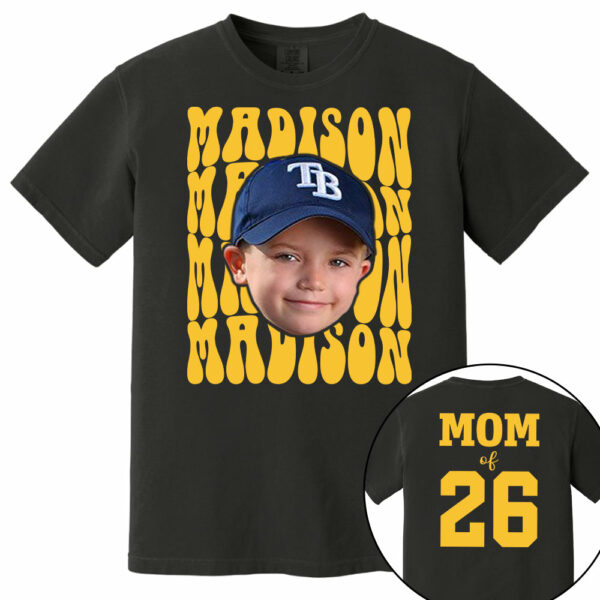 Custom Photo Baseball Game Day, Personalized Baseball Mom Shirt, Gift For Baseball Lover A2110 - Image 9