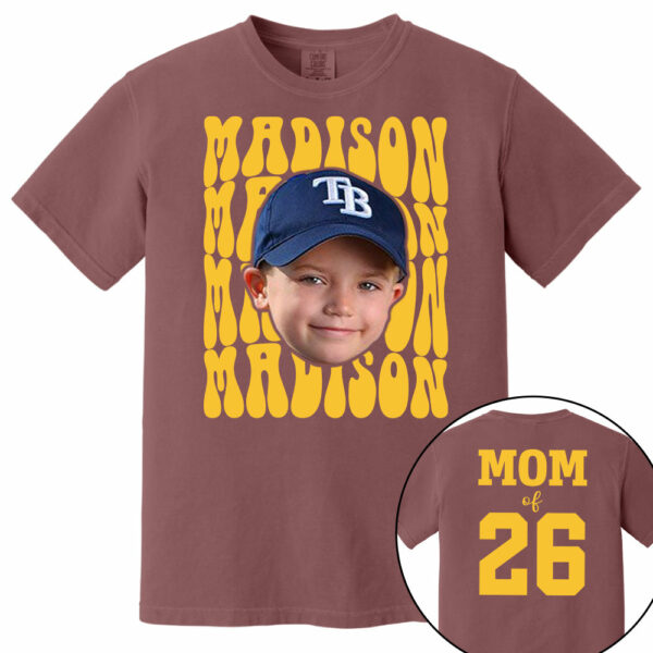 Custom Photo Baseball Game Day, Personalized Baseball Mom Shirt, Gift For Baseball Lover A2110 - Image 14