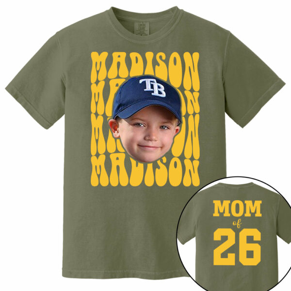 Custom Photo Baseball Game Day, Personalized Baseball Mom Shirt, Gift For Baseball Lover A2110 - Image 17