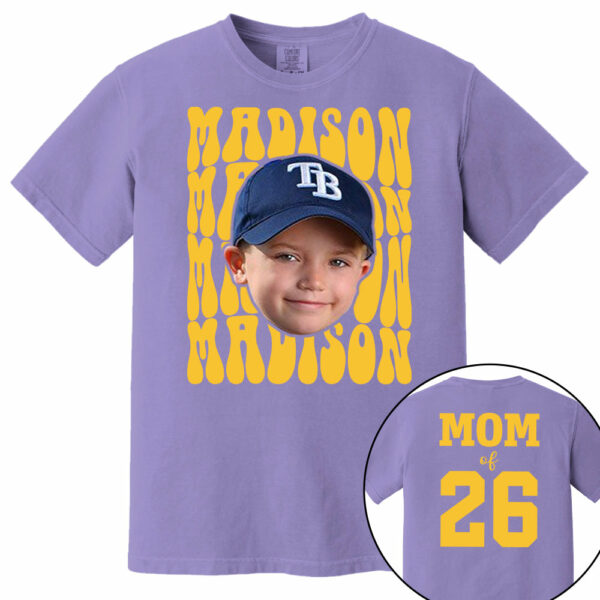 Custom Photo Baseball Game Day, Personalized Baseball Mom Shirt, Gift For Baseball Lover A2110 - Image 12