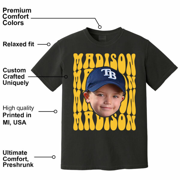 Custom Photo Baseball Game Day, Personalized Baseball Mom Shirt, Gift For Baseball Lover A2110 - Image 3