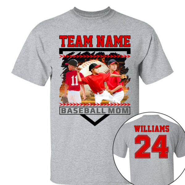 Custom Photo Baseball Mom Shirts Gift For Baseball Lovers - Personalized Gift For Baseball Mom Tu24 - Image 9