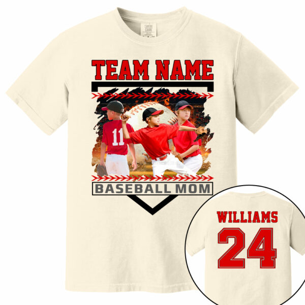 Custom Photo Baseball Mom Shirts Gift For Baseball Lovers - Personalized Gift For Baseball Mom Tu24 - Image 15