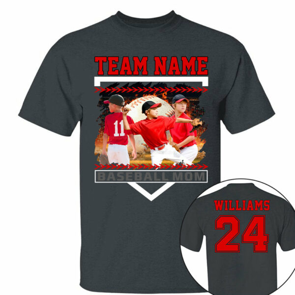 Custom Photo Baseball Mom Shirts Gift For Baseball Lovers - Personalized Gift For Baseball Mom Tu24 - Image 8