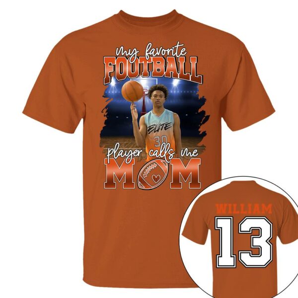 Custom Photo Basketball Player I Will Always Be Your Biggest Fan Personalized Basketball Shirt Gift Basketball Mom Basketball Dad GameDay - Image 8