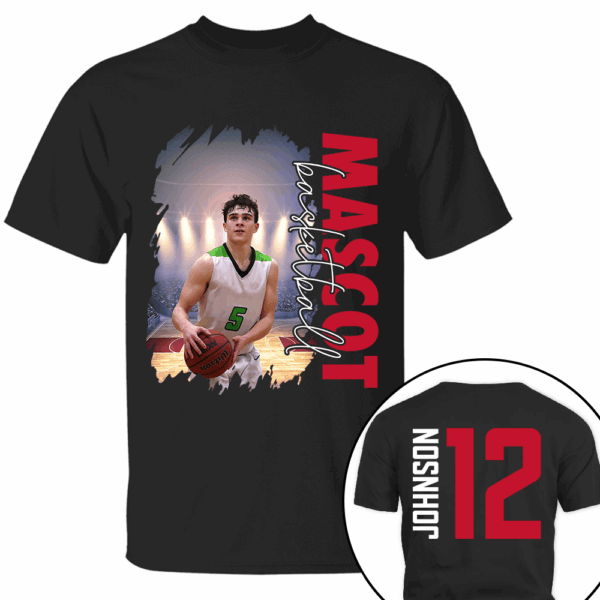 Custom Photo Basketball Shirt, Personalized Basketball Mom Shirt, Game Day Basketball Hoodie, Basketball Dad Sweatshirt - Image 5
