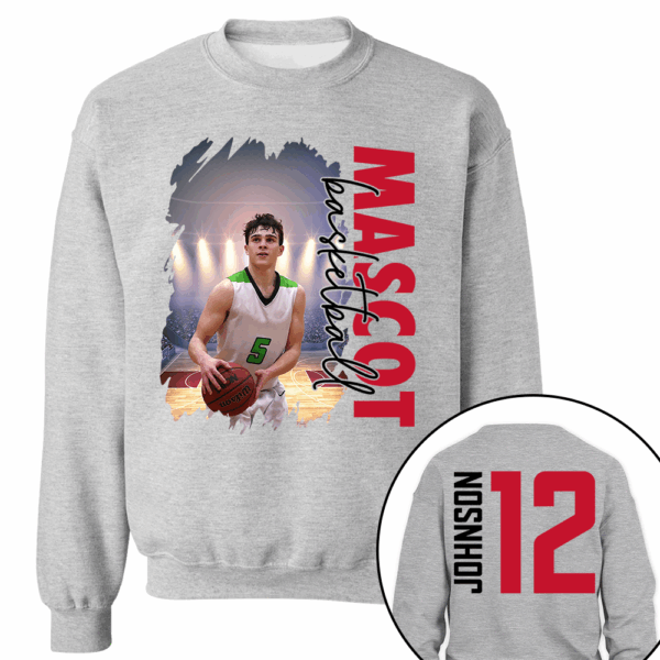 Custom Photo Basketball Shirt, Personalized Basketball Mom Shirt, Game Day Basketball Hoodie, Basketball Dad Sweatshirt - Image 10