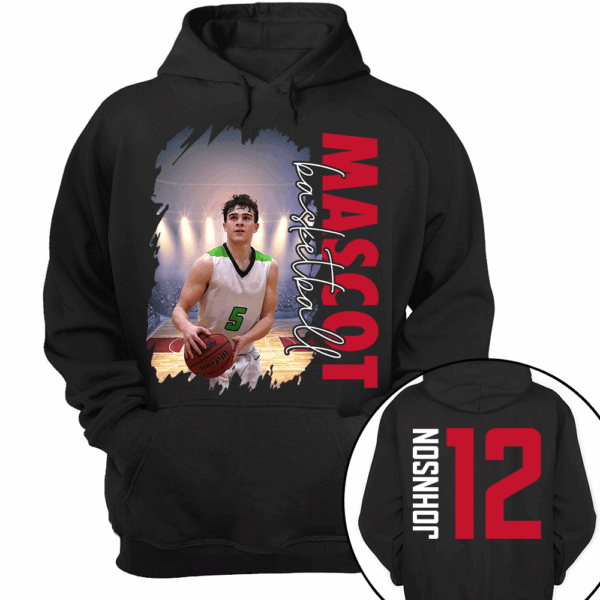 Custom Photo Basketball Shirt, Personalized Basketball Mom Shirt, Game Day Basketball Hoodie, Basketball Dad Sweatshirt - Image 13