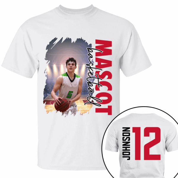 Custom Photo Basketball Shirt, Personalized Basketball Mom Shirt, Game Day Basketball Hoodie, Basketball Dad Sweatshirt - Image 2