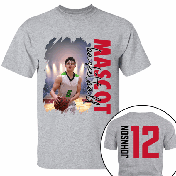 Custom Photo Basketball Shirt, Personalized Basketball Mom Shirt, Game Day Basketball Hoodie, Basketball Dad Sweatshirt - Image 3