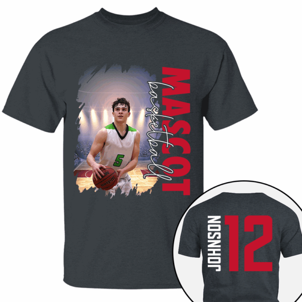 Custom Photo Basketball Shirt, Personalized Basketball Mom Shirt, Game Day Basketball Hoodie, Basketball Dad Sweatshirt - Image 6