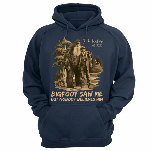 Custom Photo Bigfoot Saw Me But Nobody Believes Him - Personalized Shirt vr2 DO98 - Image 13
