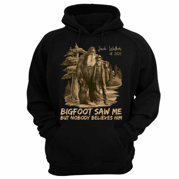 Custom Photo Bigfoot Saw Me But Nobody Believes Him - Personalized Shirt vr2 DO98 - Image 11
