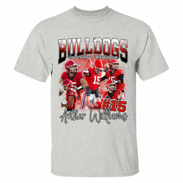 Custom Photo Bootleg Football Player Shirt - Image 7
