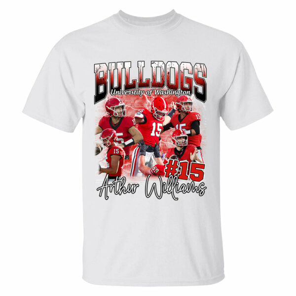 Custom Photo Bootleg Football Player Shirt - Image 5