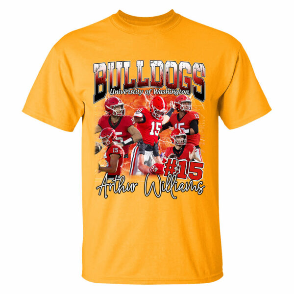 Custom Photo Bootleg Football Player Shirt - Image 4