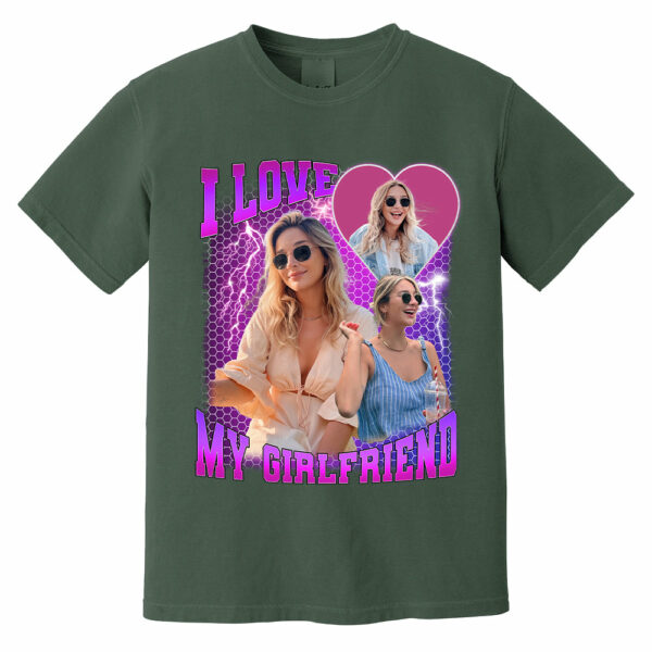 Custom Photo Bootleg Rap I Love My Girlfriend Valentine Shirt Gift For Boyfriend - Image 12