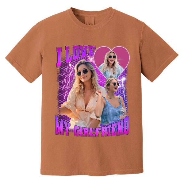 Custom Photo Bootleg Rap I Love My Girlfriend Valentine Shirt Gift For Boyfriend - Image 11