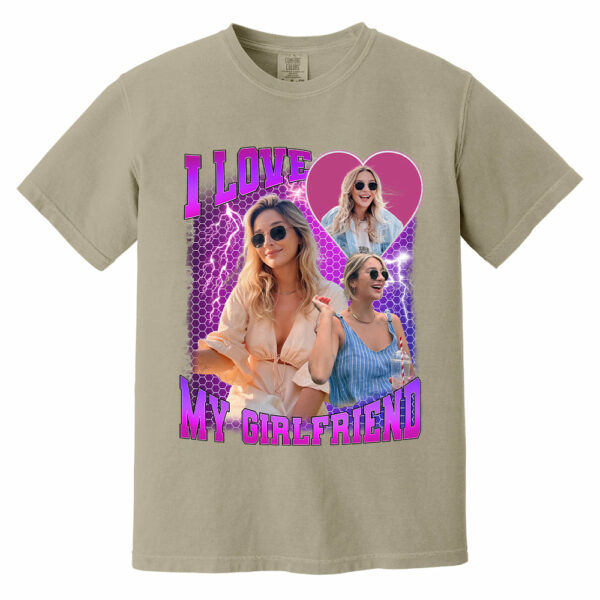 Custom Photo Bootleg Rap I Love My Girlfriend Valentine Shirt Gift For Boyfriend - Image 14