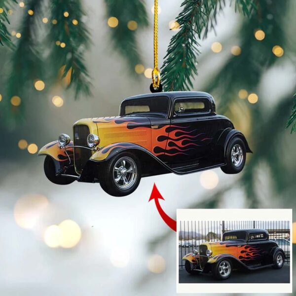 Custom Photo Bug Car Ornament - Personalized Photo Ornament Gift For Bug Car Lovers - Image 6