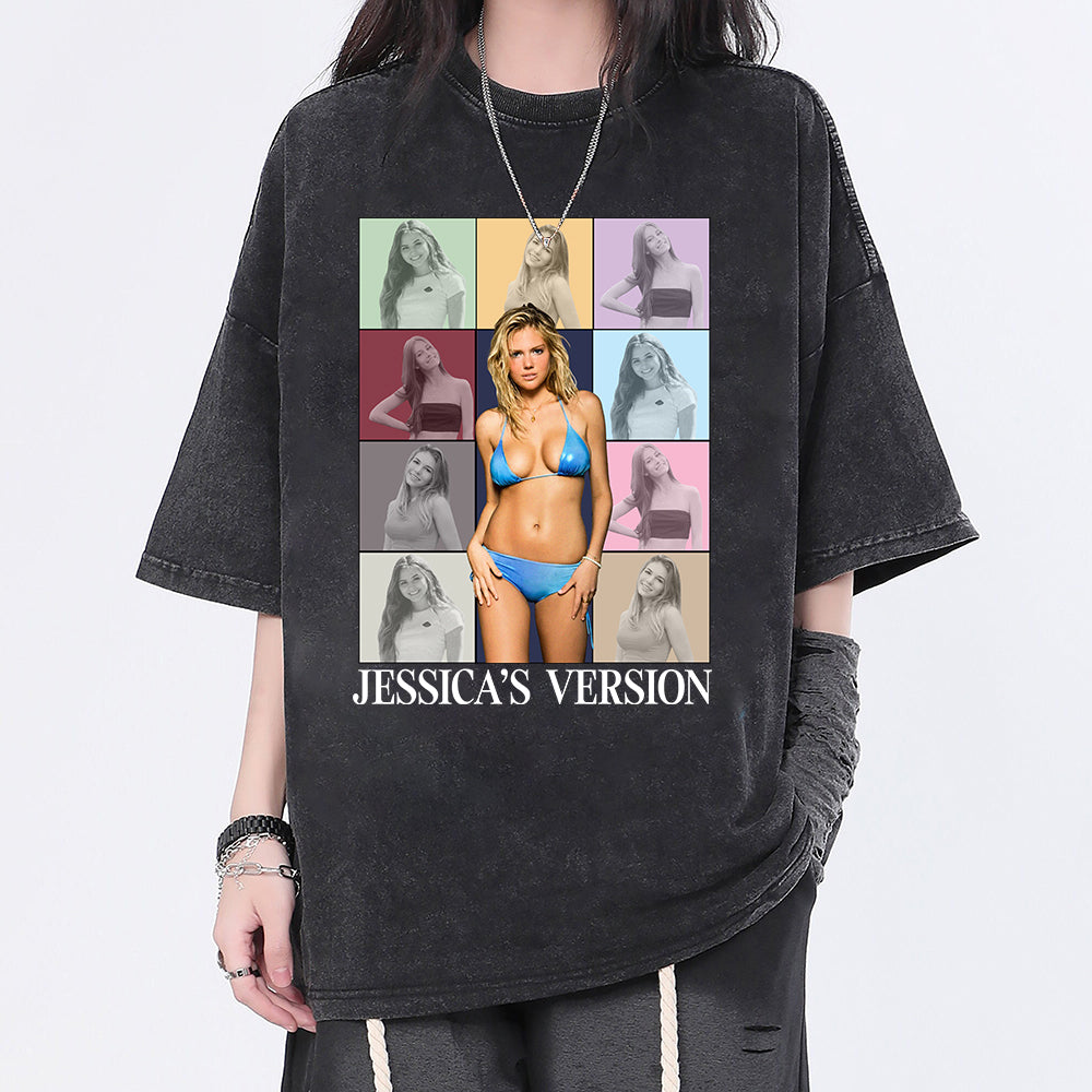 Custom Photo Eras Tour Shirt Gift For Boyfriend, Girlfriend, Custom Photo Couple Shirt