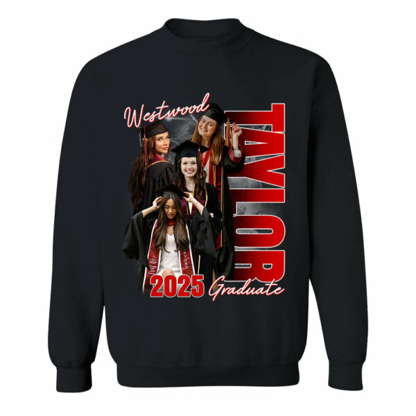 Custom Photo Family Graduation 2025 Shirt - Image 8